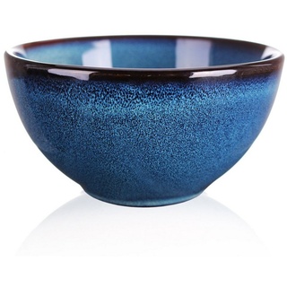 Goodwei Teeschale Matcha-Schale "Safaia", 210 ml, Keramik blau|grau|schwarz