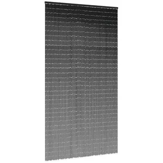 vidaXL Insekten-Türvorhang Dunkelgrau 120x220 cm Bambus