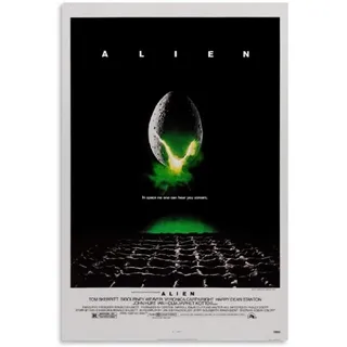 JHDSA Filmposter 1979, Wandkunst, Raum, ästhetisch, interessante Leinwand, Gemälde, Schlafzimmer, Poster, Wohnzimmer, Wände, dekorativ, 60 x 90 cm