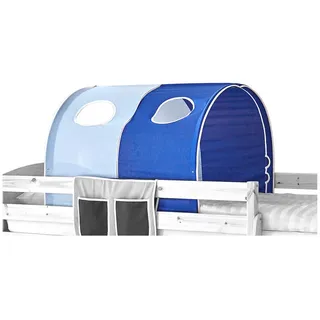 Livetastic Tunnelset Ticaa 809469 Tunnelset, Hellblau, Dunkelblau, Metall, Textil, Uni, 100x73x87 cm, Kinder- & Jugendzimmer, Kindermöbel, Kinderbetten, Kinderbettzubehör