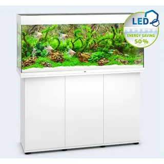 juwel® aquarium Rio 350 Aquariumkombination 350,0 l Heizer, Filter, Unterschrank Weiß