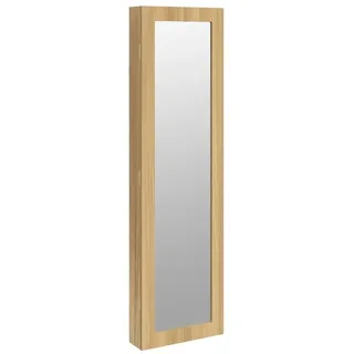 vidaXL Standspiegel 30 x 8,5 cm Braun