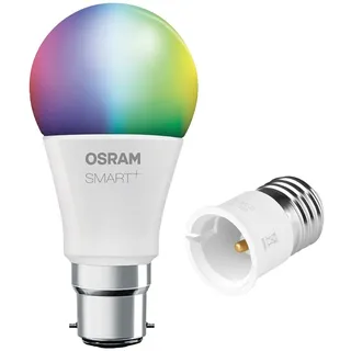 LED Smart+ A60 Birne 10W=60W matt RGBW 2700-6500K Dimmbar App ZigBee E27 auf B22