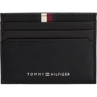 Tommy Hilfiger Herren Kartenetui aus Leder, Schwarz (Black), Einheitsgröße - Einheitsgröße