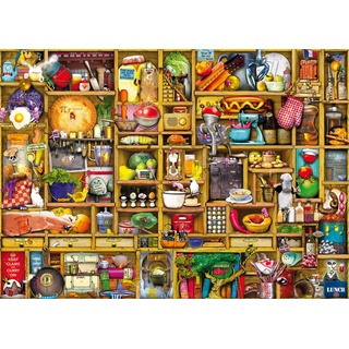 Ravensburger Puzzle 19298 - Kurioses Küchenregal - 1000 Teile Puzzle für Erwachsene und Kinder ab 14 Jahren