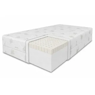 marpur Latexmatratze, Weiß, Textil, H3, 80x200 cm, Schlafzimmer, Matratzen Shop, Matratzen