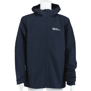 Jack Wolfskin Winterjacke Glaabach 3in1 2024 (wasserdicht, winddicht, mit Fleece-Innenjacke) nachtblau Herren
