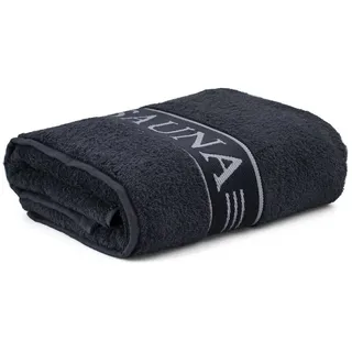 frottana Saunatuch Sauna, 100% Baumwolle (1-St) grau