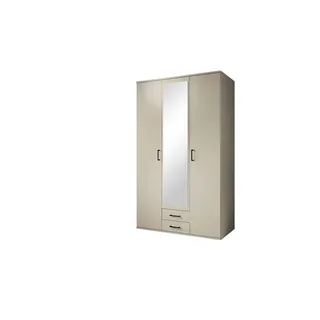 Möbel Kraft Kleiderschrank 3-türig 120 x 196 x 53 cm Beige