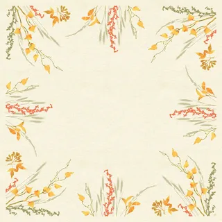 Dunisilk Tischdecke 84x84 cm - Herbst Schönheit | Packung (20 Stück)