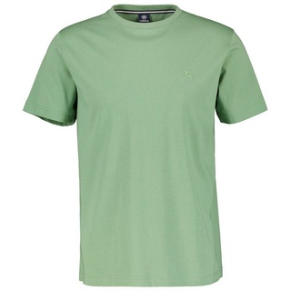 LERROS T-Shirt Logoprägung an der Brust grün M