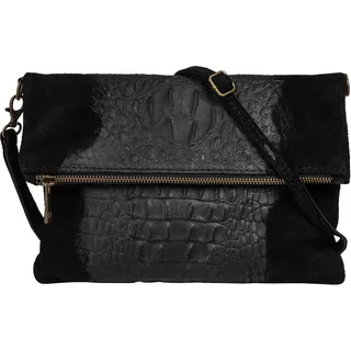 Samantha look Abendtasche Leder Black