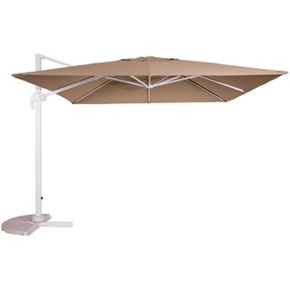 Lesli Living Sonnenschirm Lesli Living Ampelschirm Sonnenschirm "Virgo" Sand 3x3 m