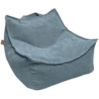 MeowBaby Sitzsack, Türkis, Textil, 60x50x70 cm, Wohnzimmer, Hocker, Sitzsäcke, Kindersitzsäcke