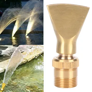 Hochwertige Springbrunnendüse Für Teiche Und Springbrunnen, Fächerförmiger Feinstrahl-sprinklerkopf, Anschlussmodell G1/2 Innengewinde G3/4 Außengewinde