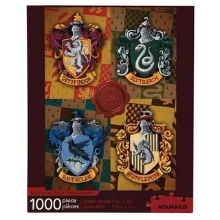 Aquarius Entertainment Puzzle Harry Potter Puzzle Crests (1000 Teile), 1000 Puzzleteile bunt