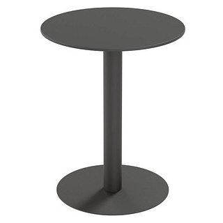 PAPERFLOW Gartentisch CROSS schwarz rund 60,0 x 60,0 x 75,0 cm
