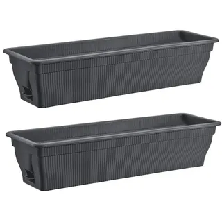 Buri 80 x 19 x 19 cm Anthrazit