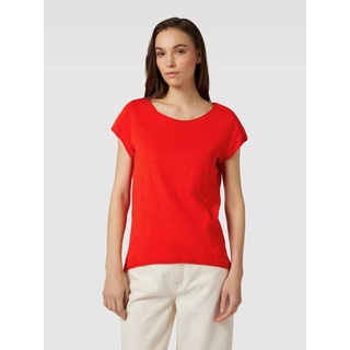 T-Shirt mit Rundhalsausschnitt und kurzen Ärmeln, Rot, XL
