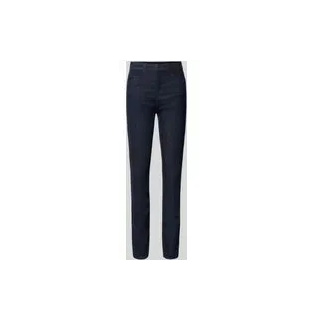 Slim Fit Jeans aus Viskose-Mix mit Lyocell-Anteil, Jeansblau, 28