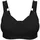 Hig Padded Sport-BH Schwarz 80C