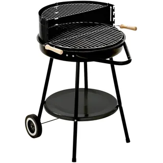 LANDMANN Holzkohlegrill Rundgrill Kohlegrill BBQ Grill Garten Camping Festival