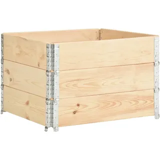 vidaXL Hochbeet 100 x 100 x 100 cm Braun