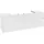 Waschbeckenunterschrank 160 x 55 cm Glossy White