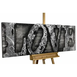 METALLBILD Grau 144/44 cm