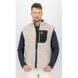 LPO Fleeceweste RAVIN CS Funkitonsweste, Outdoorweste mit Langhaarfleece gefüttert weiß XXXL