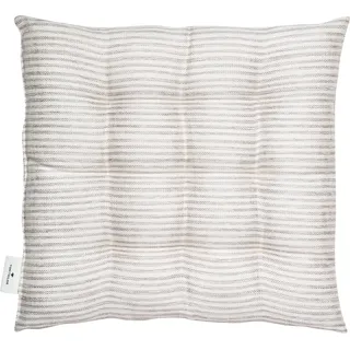TOM TAILOR HOME Stuhlkissen Fresh Stripe, mit modernem Nadelstreifendessin grau