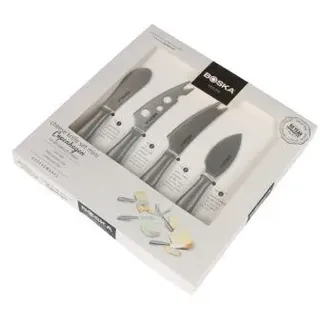 Boska Käsemesser-Set Mini Copenhagen 4-tlg. Edelstahl Silber