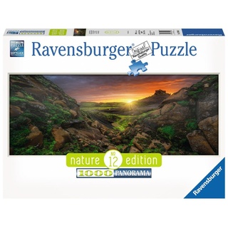 Ravensburger Puzzle Panorama Nature Edition Sonne über Island 15094, 1000 Puzzleteile