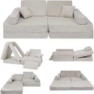 Angelove Kindersofa 2-in-1 grau