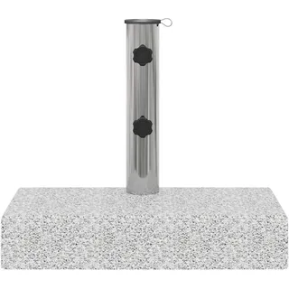 vidaXL Schirmständer Granit 25 kg Grau