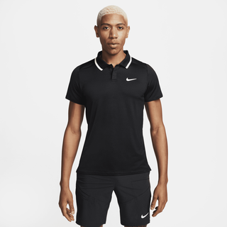 NikeCourt Advantage Dri-FIT Tennis-Poloshirt für Herren - Schwarz, XS
