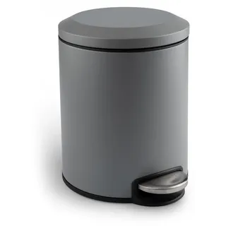 Home4You Treteimer 5 l Grau matt