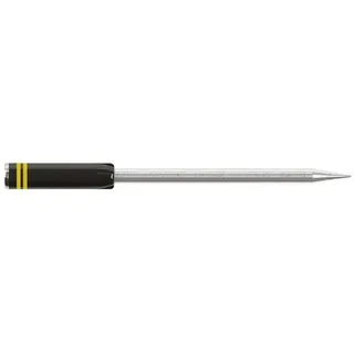 Powerhaus24 Grillthermometer 136 mm spülmaschinengeeignet gelb