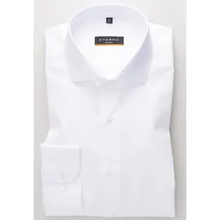 SLIM FIT Original Shirt in weiß unifarben, weiß, 37