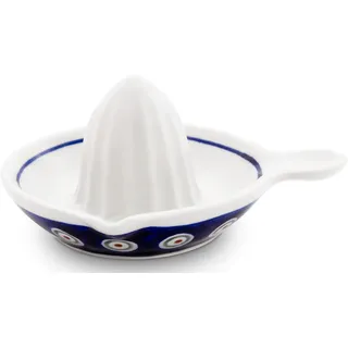 Bunzlauer Keramik Zitronenpresse Citruspresse Saftpresser Ø11cm H 6cm Dekor 8