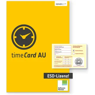 Reiner SCT ReinerSCT, Zeiterfassungssystem, ESD REINER SCT timeCard AU 100Mitarbeiterlizenzen