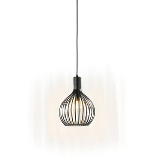 CASANOVA Collin 1-flg. 28 cm rund schwarz