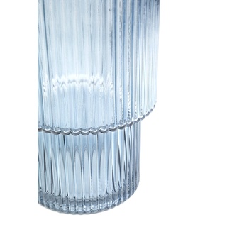 Vase Bella Italia 26 cm Glas Blau
