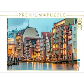 CALVENDO Puzzle CALVENDO Puzzle Hamburg Nikolaifleet, 2000 Teile Lege-Größe 90 × 67 c, 2000 Puzzleteile 2000 Teile