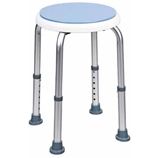 Costway 360° drehbarer Duschhocker höhenverstellbar weiß