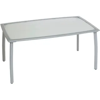 Merxx Gartentisch 150 x 90 x 74,5 cm silber