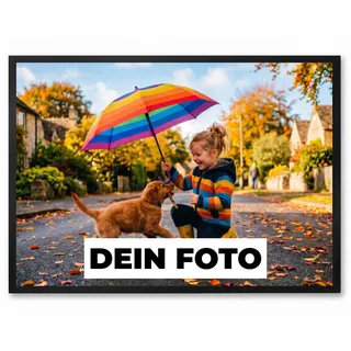 Personalisierte Fußmatte mit Logo & Wunschtext (120x75 cm) – Schmutzfangmatte selbst gestalten – Rutschfester Türvorleger mit Gummirand für Firmen, Eingang & Messen – Waschbar & Fotodruck