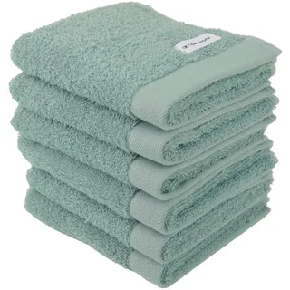 Tom Tailor COLOR BATH Gästehandtuchset 6-tlg. grün