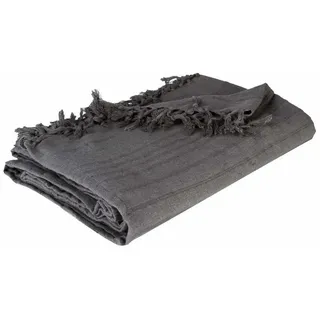 atmosphera createur d ́interieur Bettüberwurf 160 x 220 cm Grau