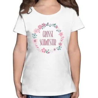 Shirtracer T-Shirt Große Schwester - Schwesterherz Große Schwester weiß 104 (3-4J)